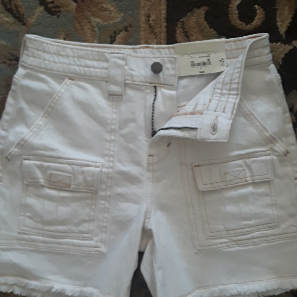 A.n.a white jean shorts - Picture 6 of 16